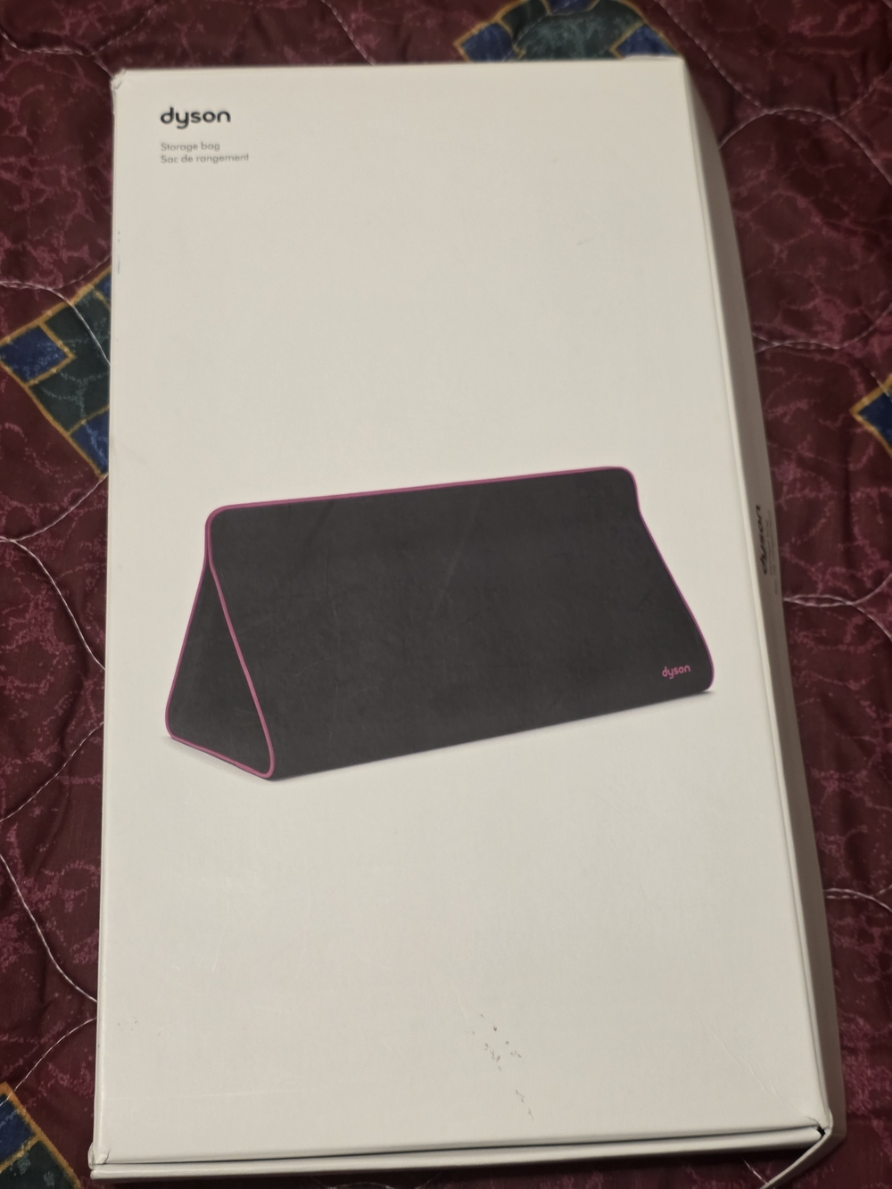Dyson Black with Pink Trim Storage Bag - Tablet & Accessory Organizer